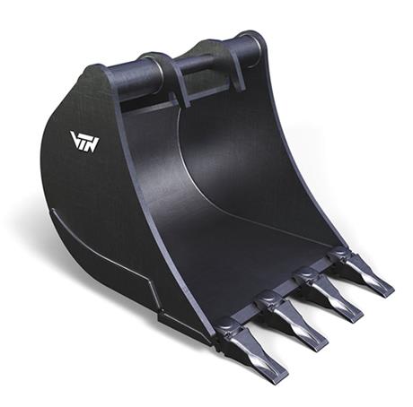 MAX-LOCK REINFORCED BUCKET - VTN MAX LOCK - Reversible dedicated quick coupler 